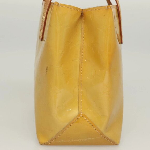 LOUIS VUITTON Monogram Vernis Reade PM Hand Bag Beige M91334 LV Auth ti3294 - Picture 6 of 16